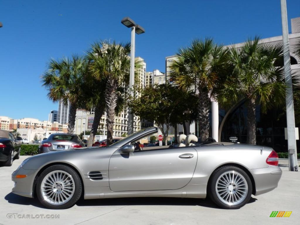 Pewter Metallic 2007 Mercedes-Benz SL 550 Roadster Exterior Photo #41083315