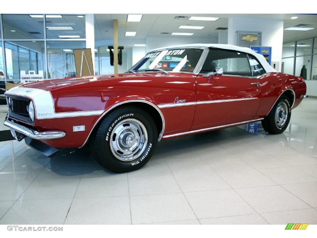 1968 Matador Red Chevrolet Camaro Convertible 41068537