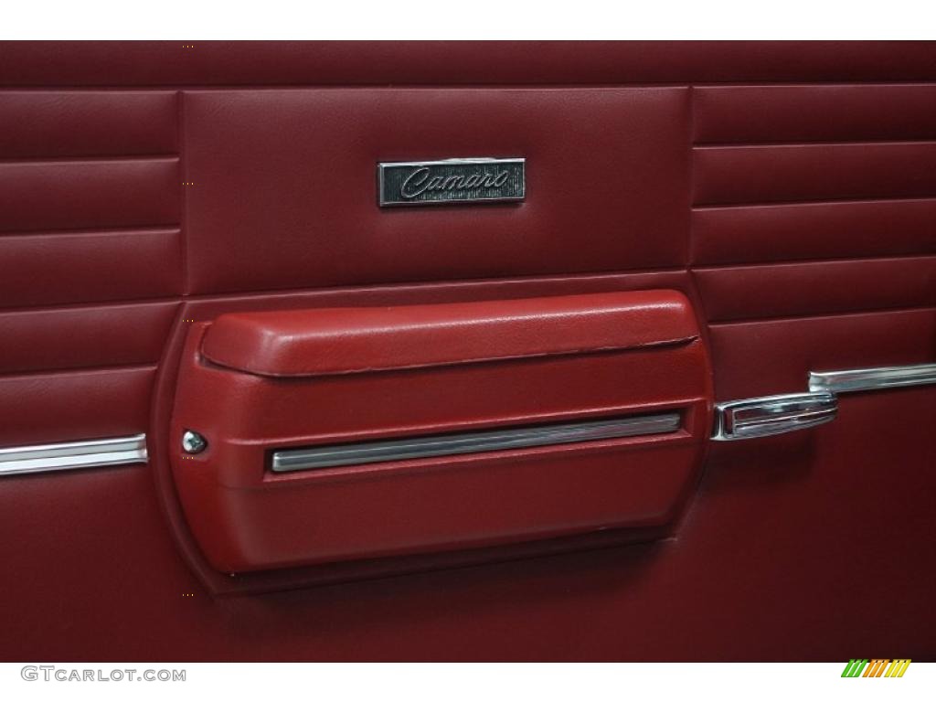 1968 Chevrolet Camaro Convertible Red Door Panel Photo #41083475