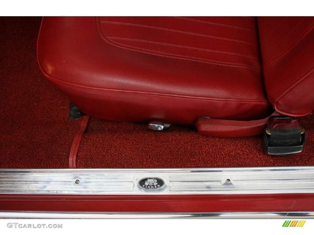 Red Interior 1968 Chevrolet Camaro Convertible Photo #41083499