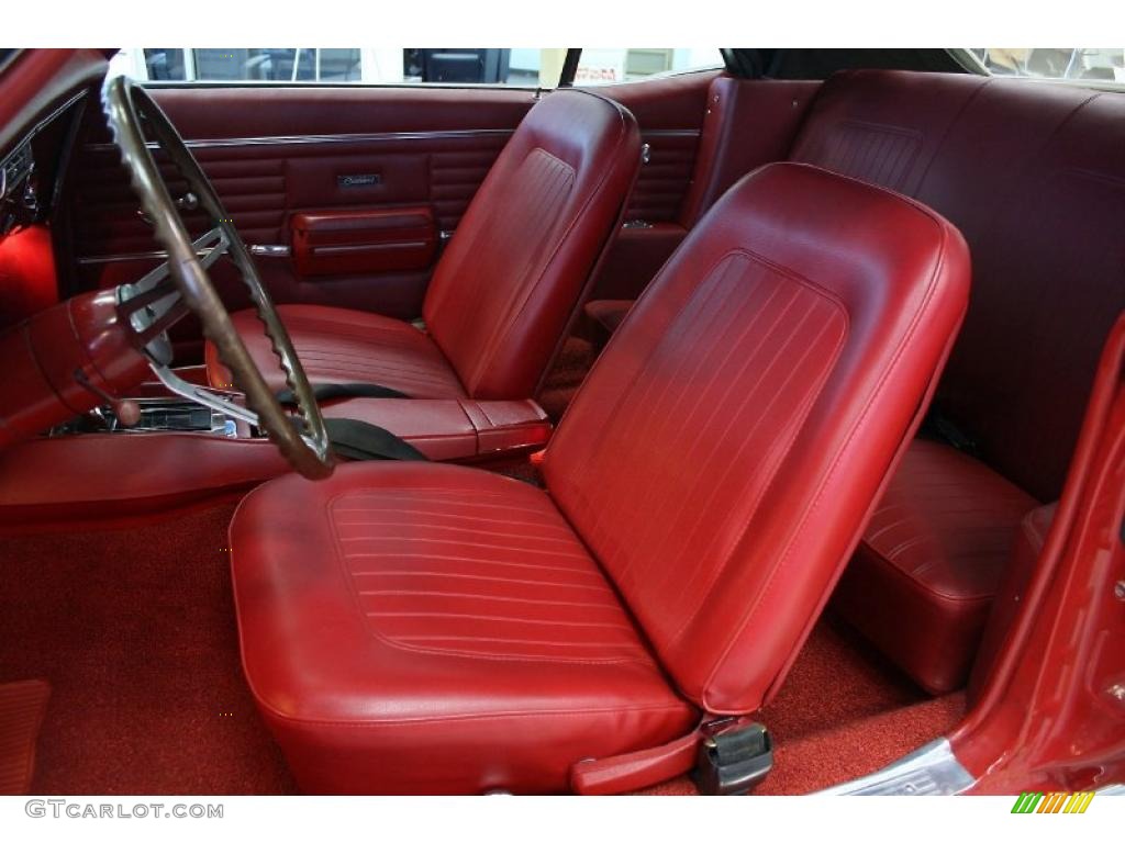 Red Interior 1968 Chevrolet Camaro Convertible Photo #41083551