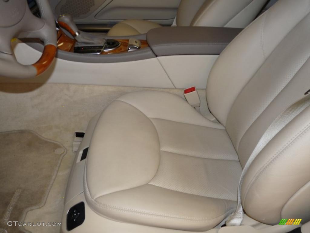 Stone Interior 2007 Mercedes-Benz SL 550 Roadster Photo #41083603
