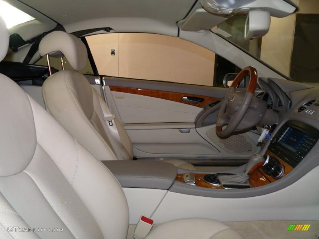Stone Interior 2007 Mercedes-Benz SL 550 Roadster Photo #41083635