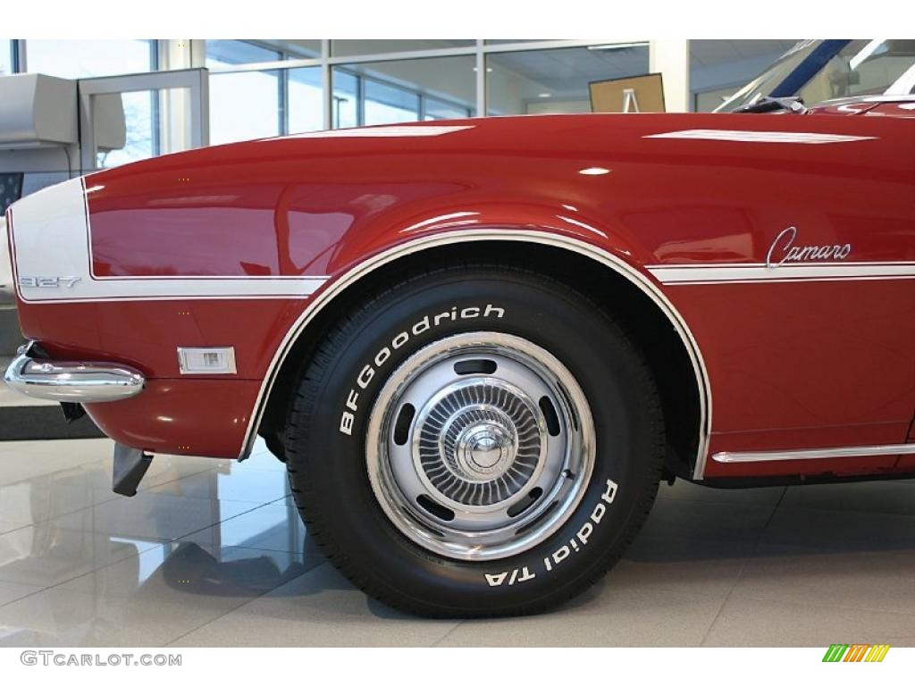 1968 Camaro Convertible - Matador Red / Red photo #23