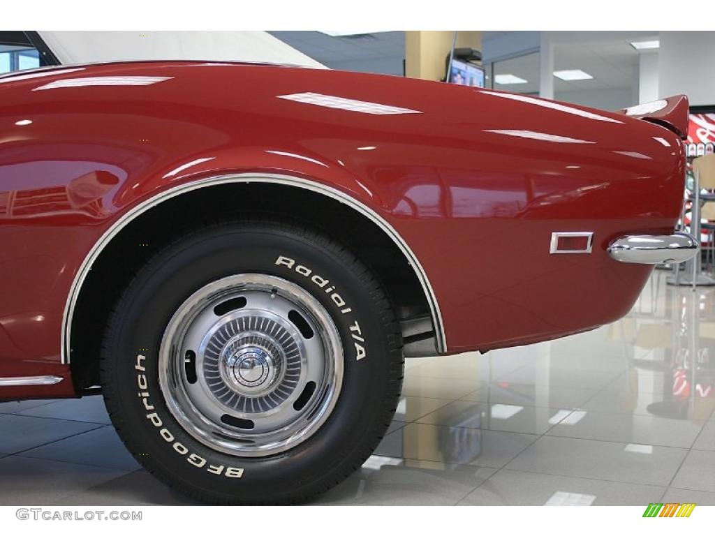1968 Camaro Convertible - Matador Red / Red photo #24