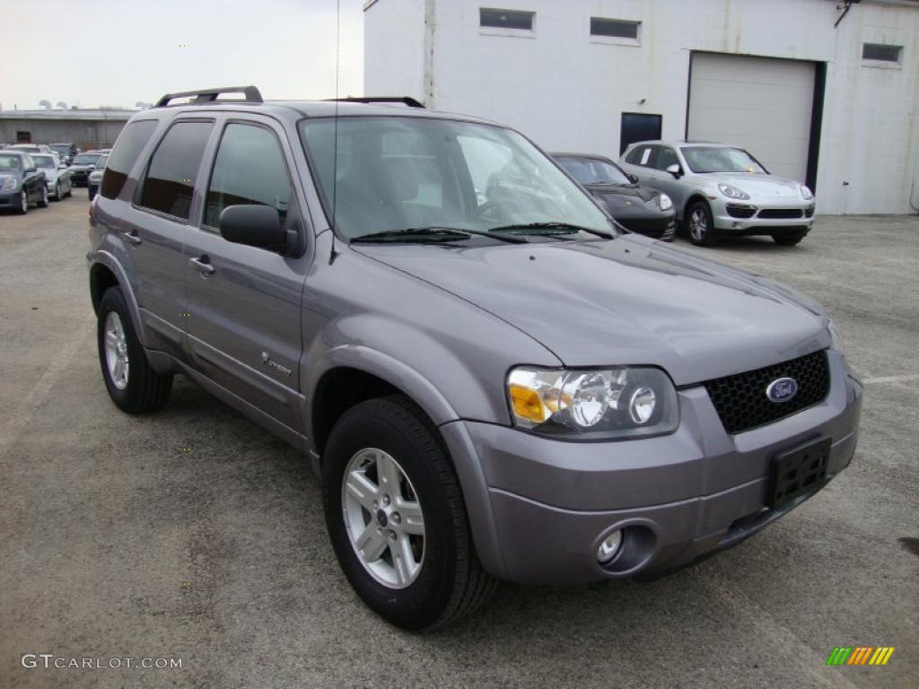 Tungsten Grey Metallic 2007 Ford Escape Hybrid 4WD Exterior Photo #41083947