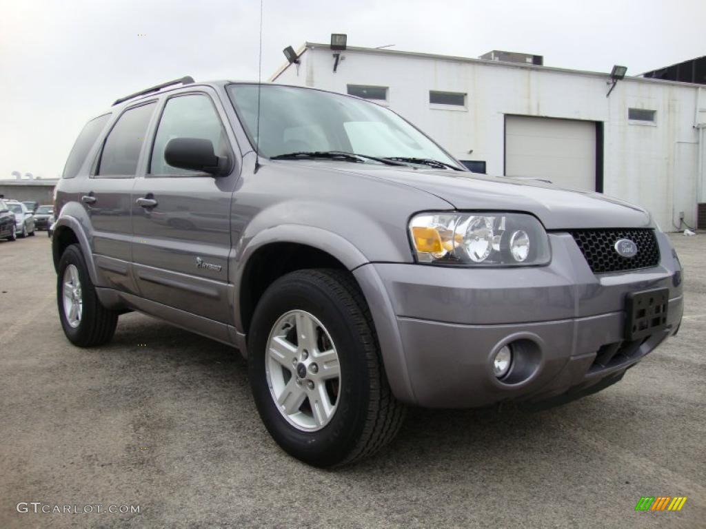 Tungsten Grey Metallic 2007 Ford Escape Hybrid 4WD Exterior Photo #41083959