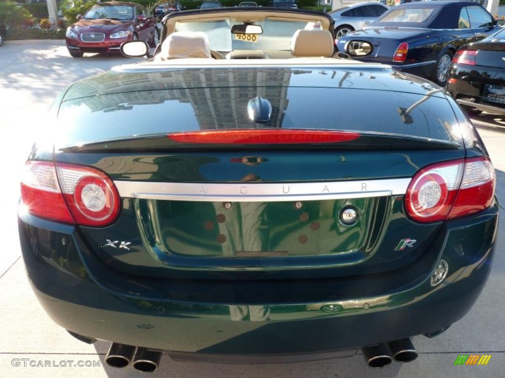 Emerald Fire Metallic 2008 Jaguar XK XKR Convertible Exterior Photo #41084031