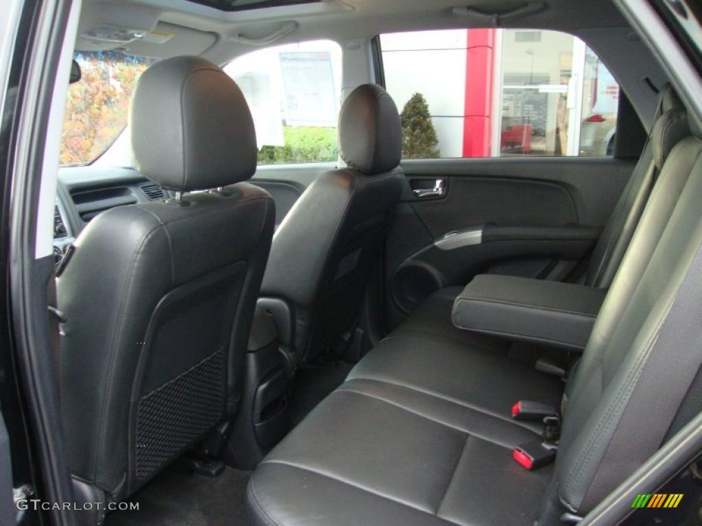 Black Interior 2006 Kia Sportage EX V6 4x4 Photo #41084539
