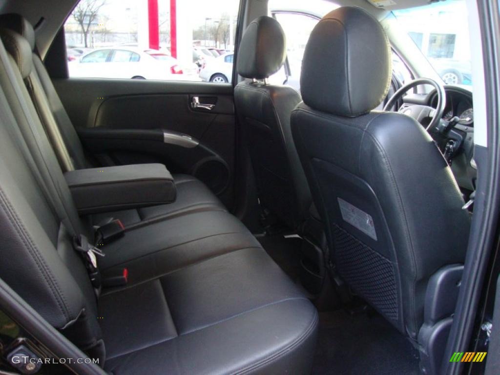Black Interior 2006 Kia Sportage EX V6 4x4 Photo #41084607