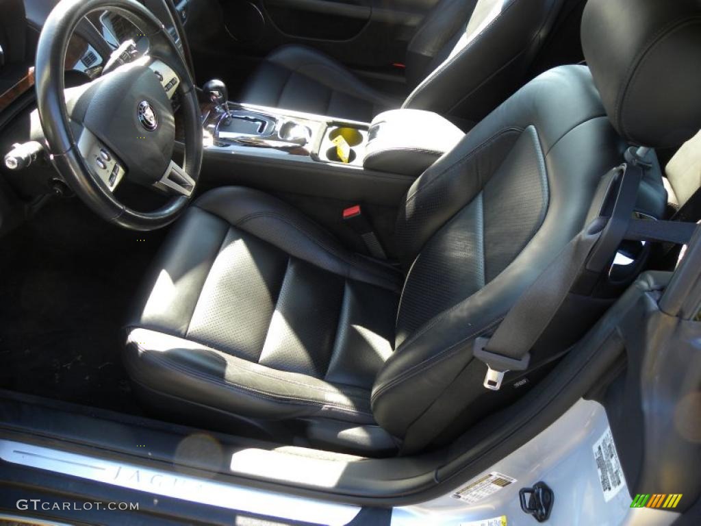 Charcoal Interior 2008 Jaguar XK XK8 Coupe Photo #41086367