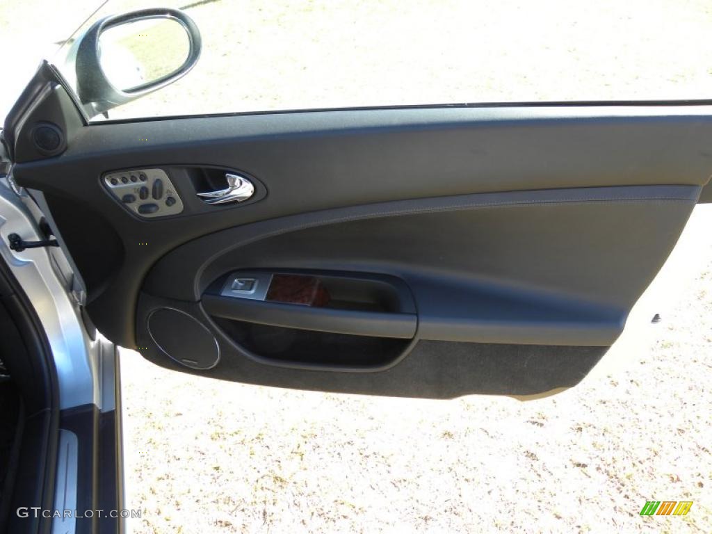 2008 Jaguar XK XK8 Coupe Charcoal Door Panel Photo #41086467