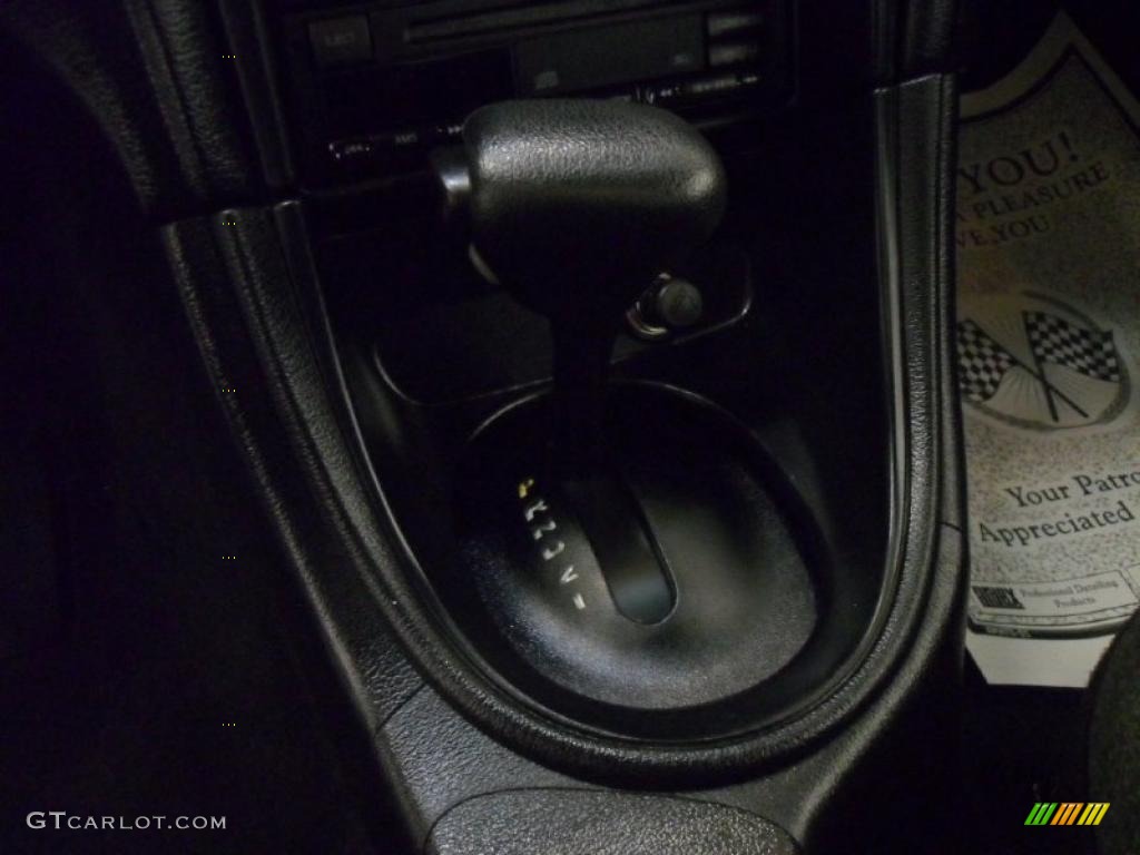 1998 Mustang V6 Coupe - Black / Charcoal Grey photo #11
