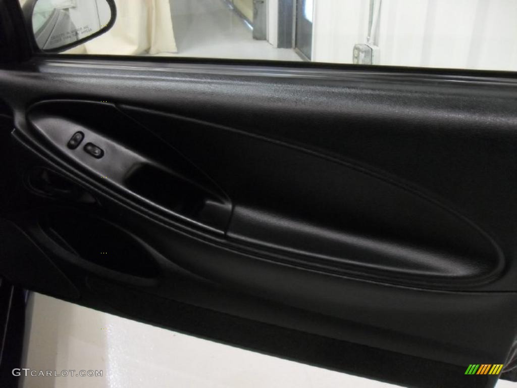 1998 Mustang V6 Coupe - Black / Charcoal Grey photo #21