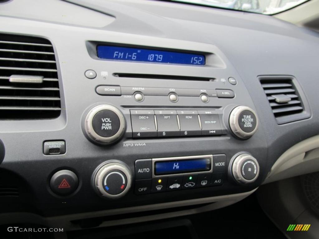 2008 Civic Hybrid Sedan - Magnetic Pearl / Blue photo #11
