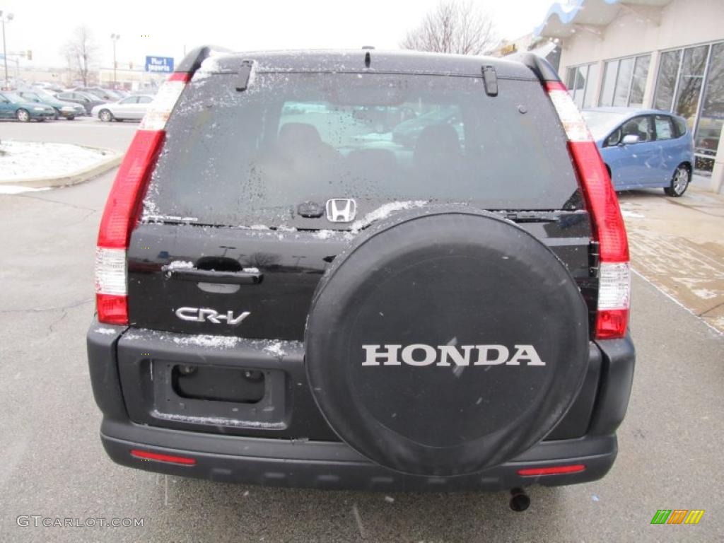2005 CR-V EX 4WD - Nighthawk Black Pearl / Black photo #4
