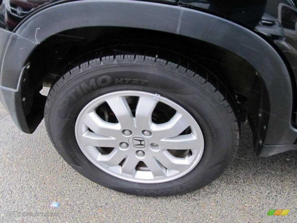 2005 CR-V EX 4WD - Nighthawk Black Pearl / Black photo #6