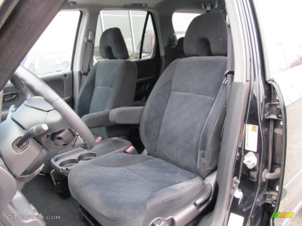 2005 CR-V EX 4WD - Nighthawk Black Pearl / Black photo #10