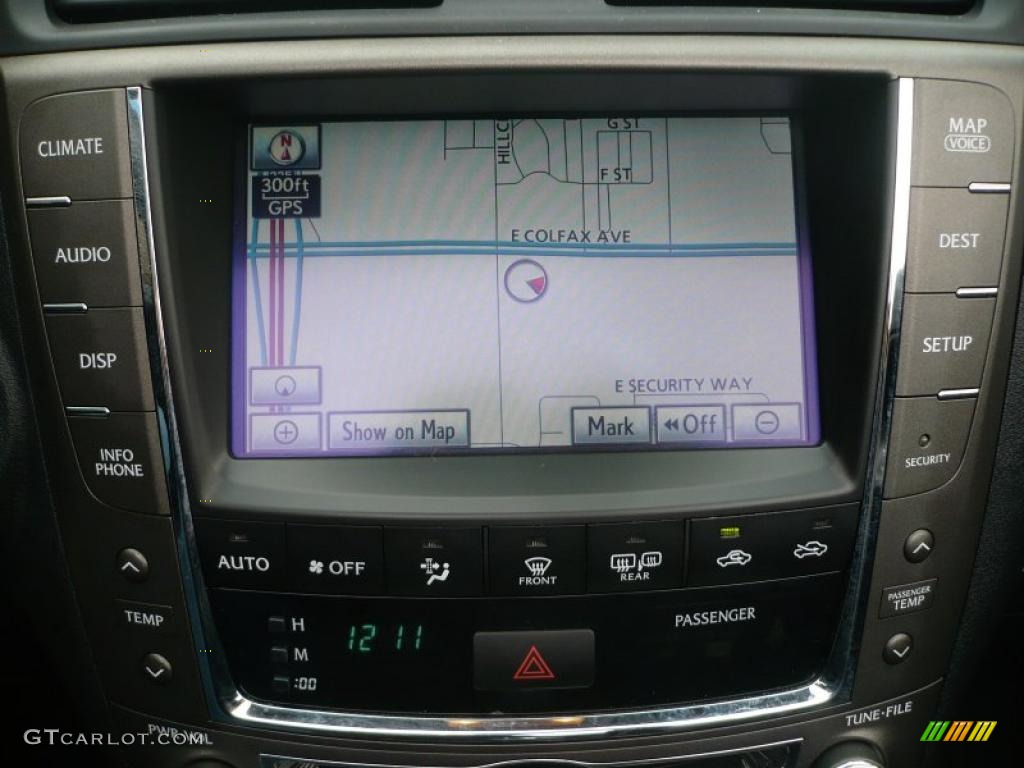 2010 Lexus IS 250C Convertible Navigation Photo #41089848