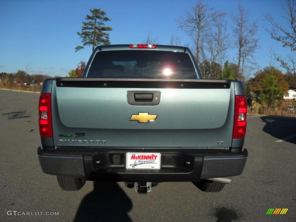 2011 Silverado 1500 LT Crew Cab - Blue Granite Metallic / Light Titanium/Ebony photo #3