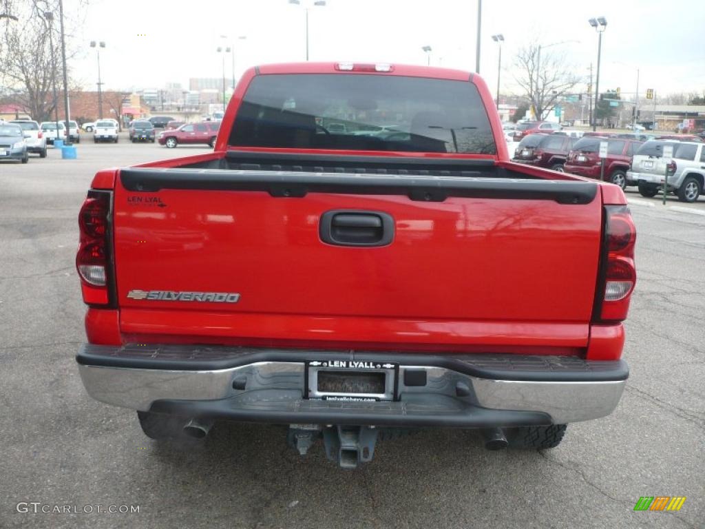 2006 Silverado 1500 Z71 Extended Cab 4x4 - Victory Red / Dark Charcoal photo #5