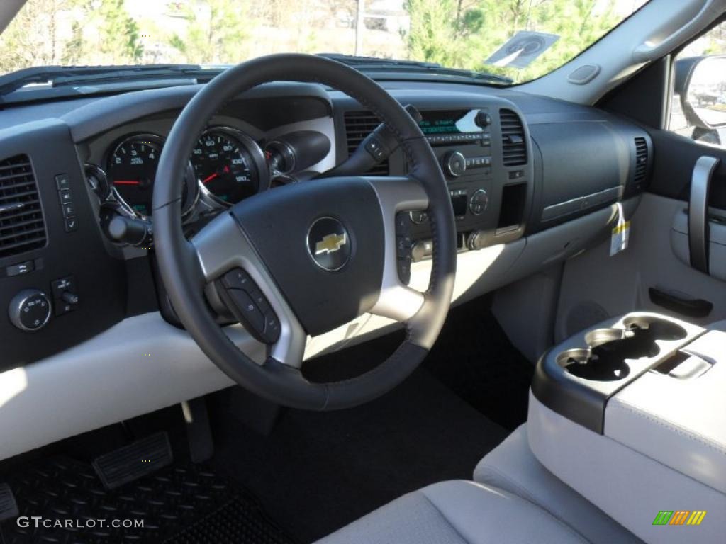 2011 Silverado 1500 LT Crew Cab - Blue Granite Metallic / Light Titanium/Ebony photo #26