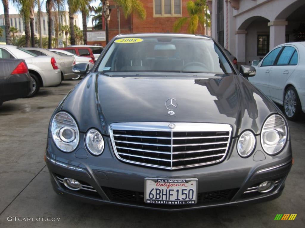 2008 E 350 Sedan - Flint Grey Metallic / Ash photo #6
