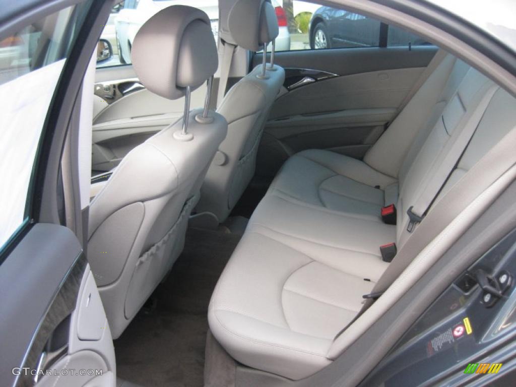 2008 E 350 Sedan - Flint Grey Metallic / Ash photo #18