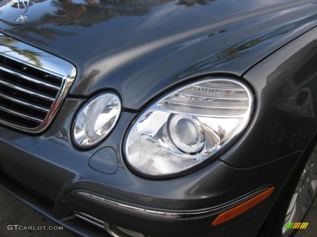 2008 E 350 Sedan - Flint Grey Metallic / Ash photo #21