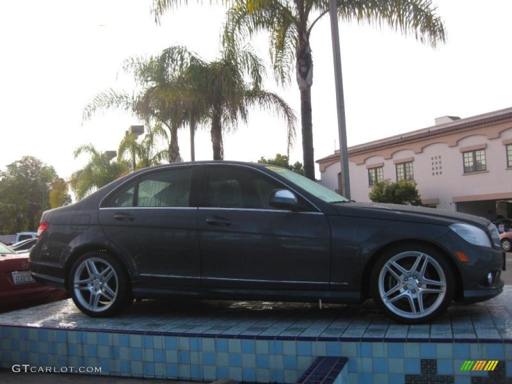 Steel Grey Metallic 2009 Mercedes-Benz C 300 Sport Exterior Photo #41093869