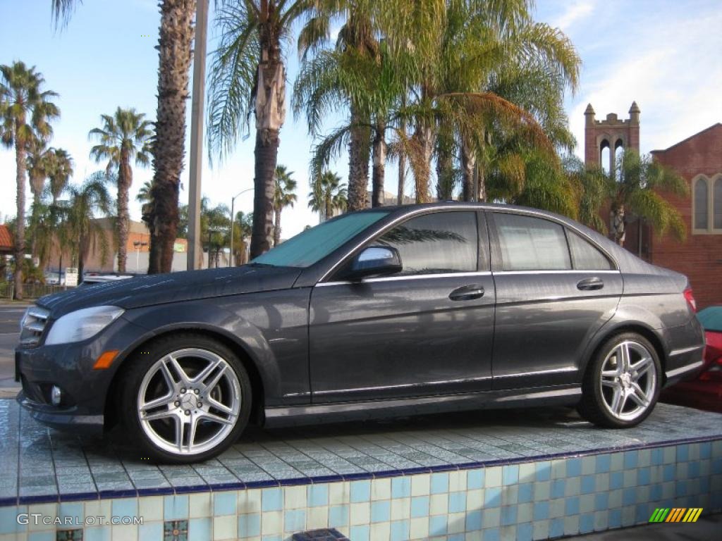 Steel Grey Metallic 2009 Mercedes-Benz C 300 Sport Exterior Photo #41093897