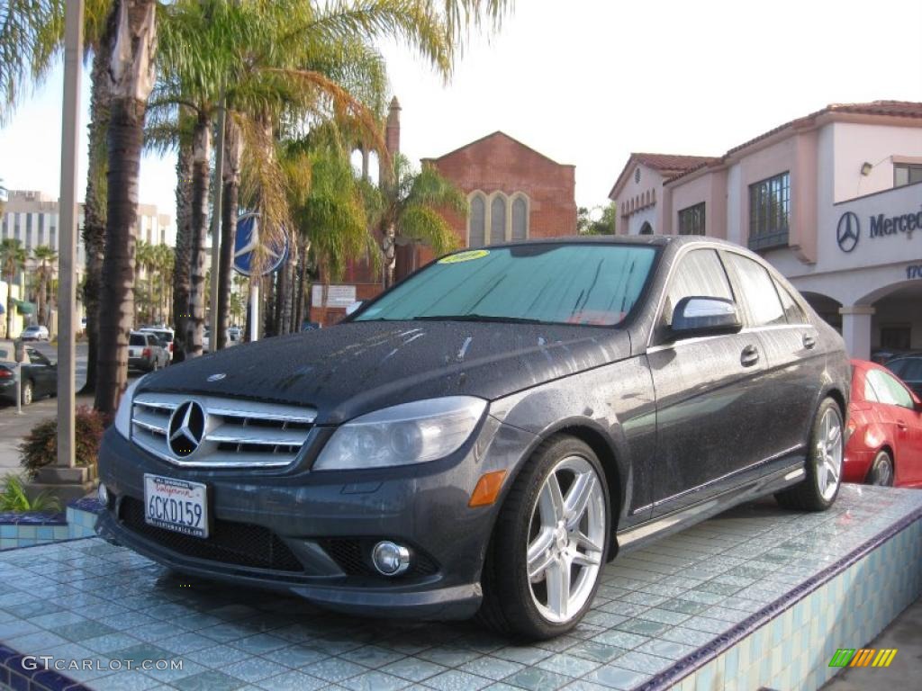 Steel Grey Metallic 2009 Mercedes-Benz C 300 Sport Exterior Photo #41093913