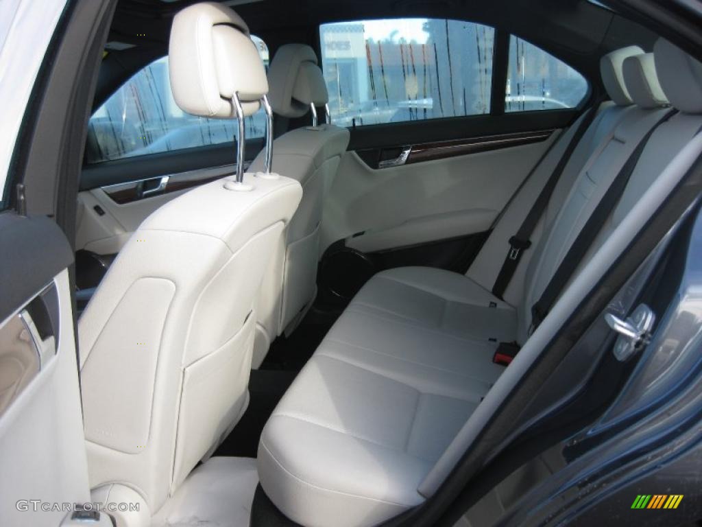Grey/Black Interior 2009 Mercedes-Benz C 300 Sport Photo #41094133