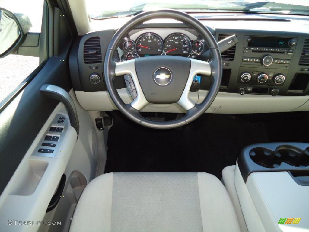 2009 Silverado 1500 LT Extended Cab - Imperial Blue Metallic / Light Titanium photo #8