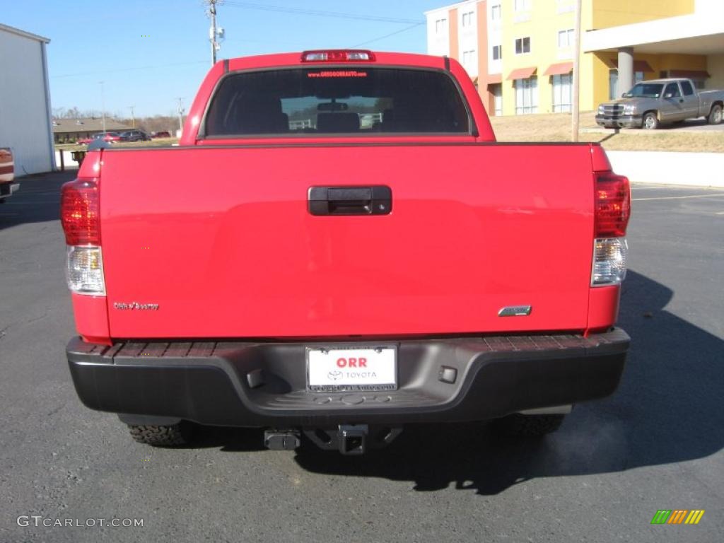 2011 Tundra TRD Rock Warrior CrewMax 4x4 - Radiant Red / Black photo #5