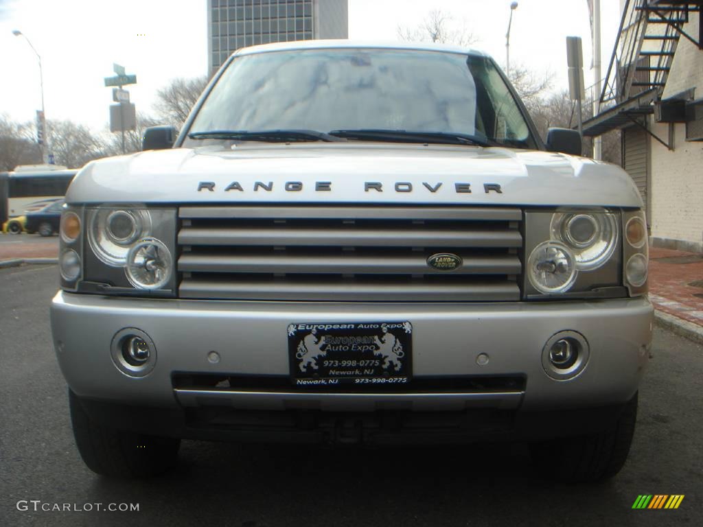 2004 Range Rover HSE - Zambezi Silver Metallic / Sand/Jet Black photo #10