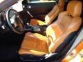 Burnt Orange/Carbon Black 2003 Nissan 350Z Touring Coupe Interior Color