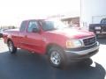 2003 Bright Red Ford F150 XL SuperCab  photo #1