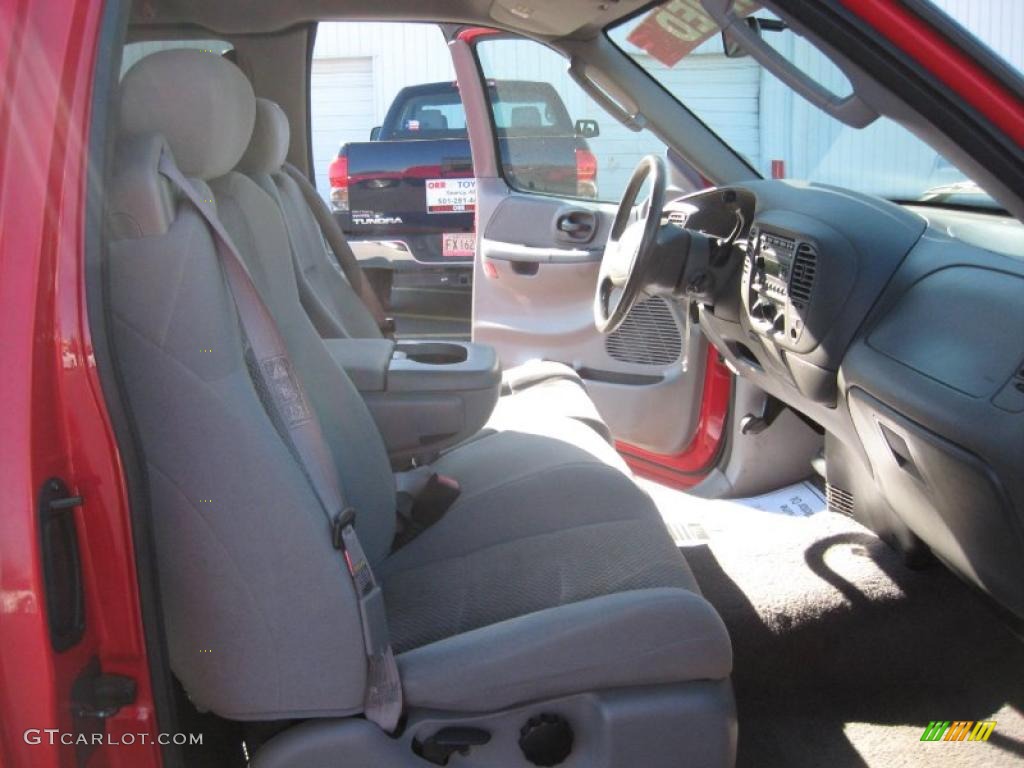 Medium Graphite Grey Interior 2003 Ford F150 XL SuperCab Photo #41096845