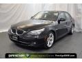 2010 Jet Black BMW 5 Series 528i Sedan  photo #1