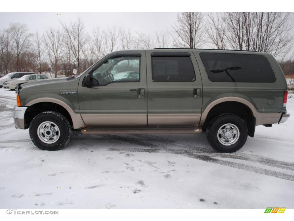 Estate Green Metallic 2000 Ford Excursion Limited 4x4 Exterior Photo #41097605