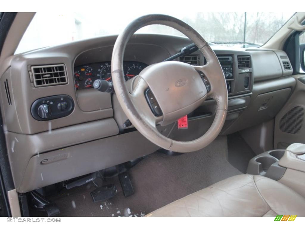 2000 Ford Excursion Limited 4x4 Medium Parchment Dashboard Photo #41097713