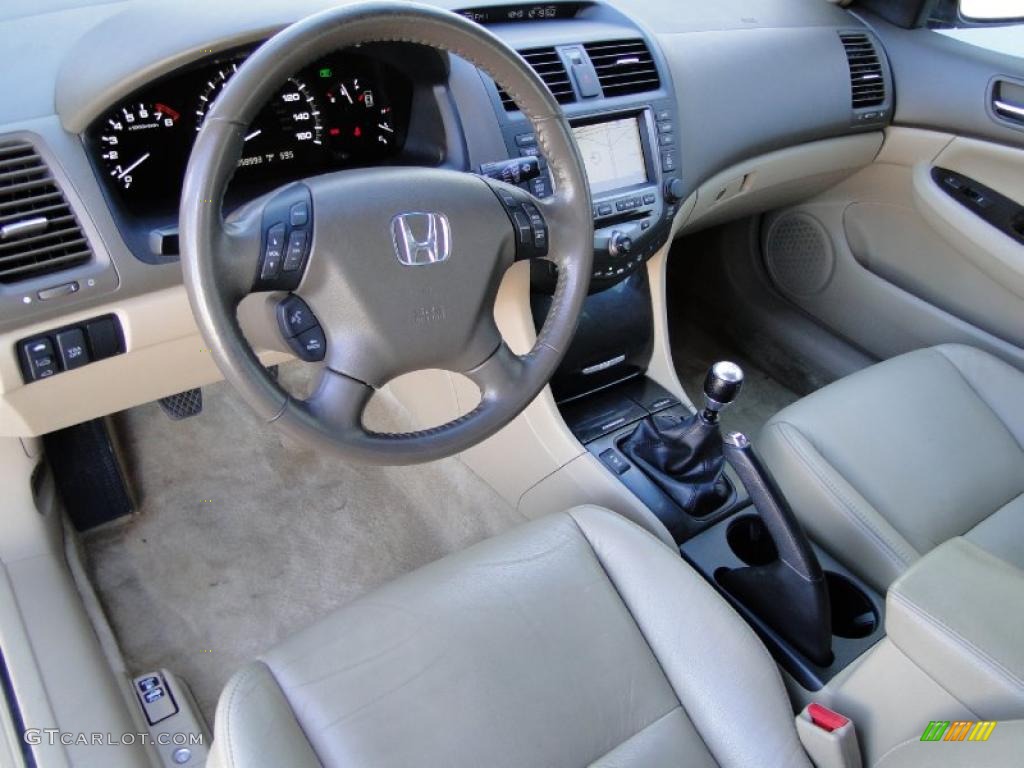 Ivory Interior 2006 Honda Accord EX Sedan Photo #41098561