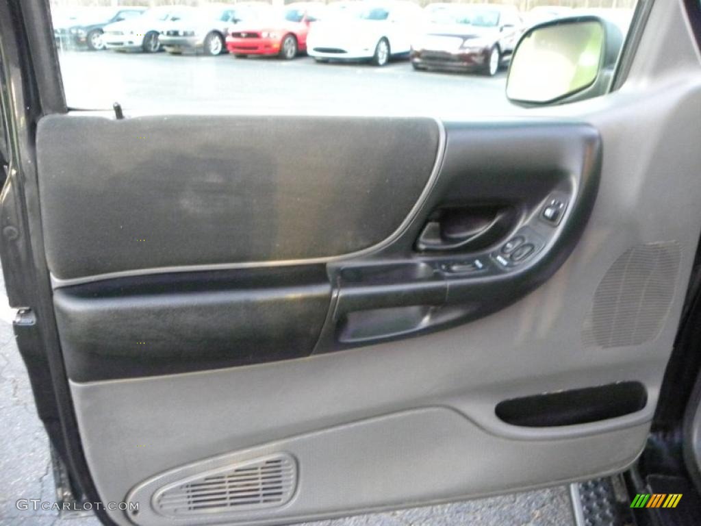 2003 Ford Ranger Edge SuperCab Dark Graphite Door Panel Photo #41099629