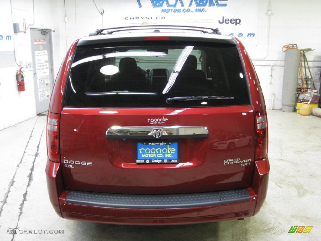 2010 Grand Caravan SXT Crew - Deep Cherry Red Crystal Pearl / Medium Slate Gray/Light Shale photo #8