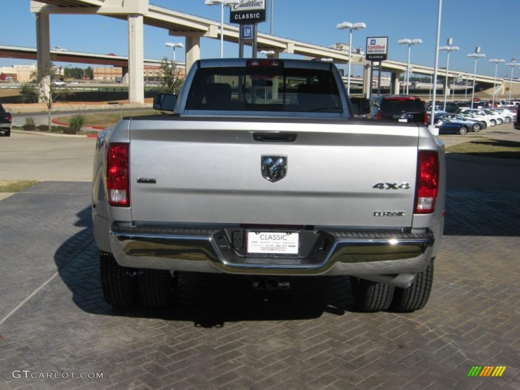 Bright Silver Metallic 2011 Dodge Ram 3500 HD SLT Regular Cab 4x4 Dually Exterior Photo #41100209