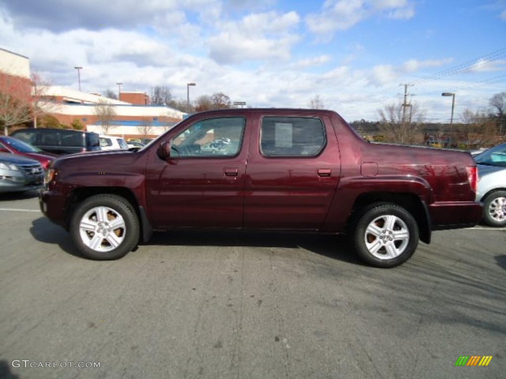 Dark Cherry Pearl 2009 Honda Ridgeline RTL Exterior Photo #41100577