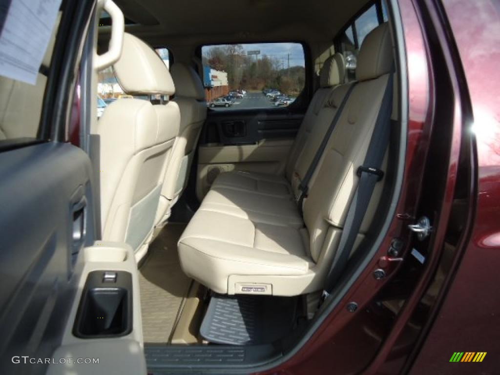 Beige Interior 2009 Honda Ridgeline RTL Photo #41100721