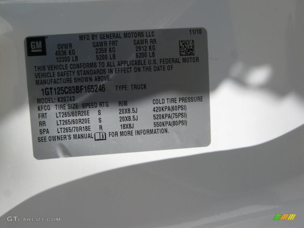 2011 Sierra 2500HD Denali Crew Cab 4x4 - Summit White / Cocoa/Light Cashmere photo #29