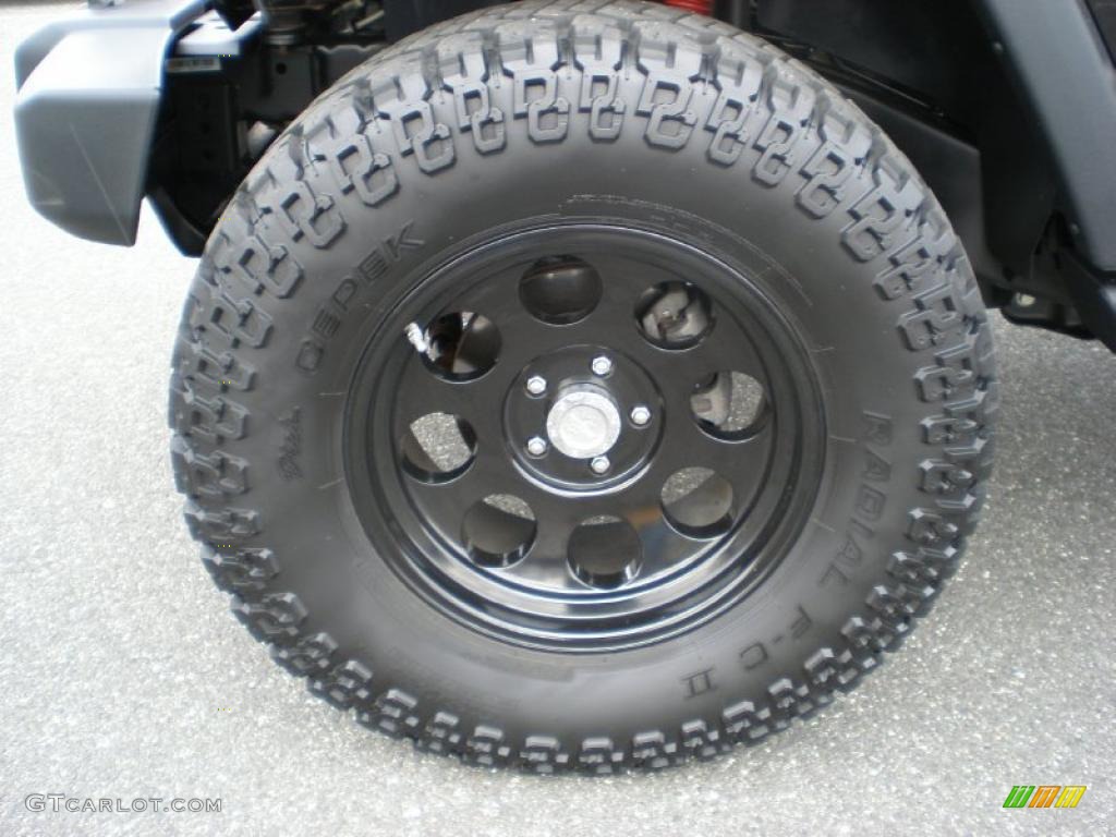 2009 Jeep Wrangler Unlimited X 4x4 Wheel Photo #41101729